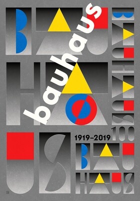 bauhaus 1919–2019, poster 2019