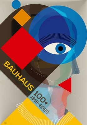 BAUHAUS eye poster (2020)