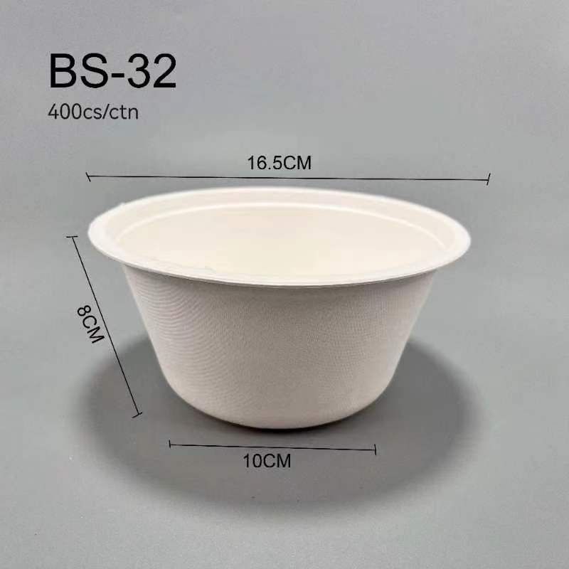 BS-32 -32oz 甘蔗渣碗 (400 pcs)