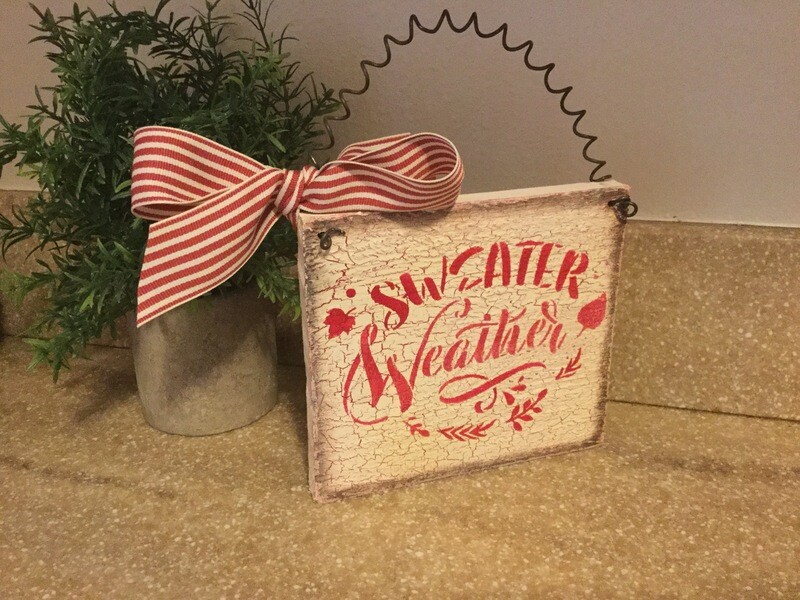 Sweater Weather Fall Sign