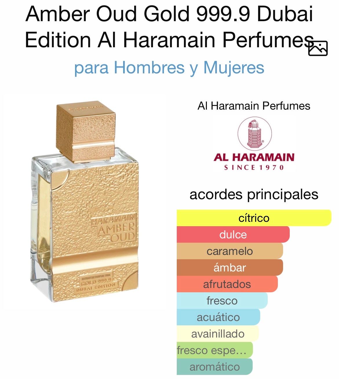 Amber Oud Gold 999.9 Dubai Edition Al Haramain