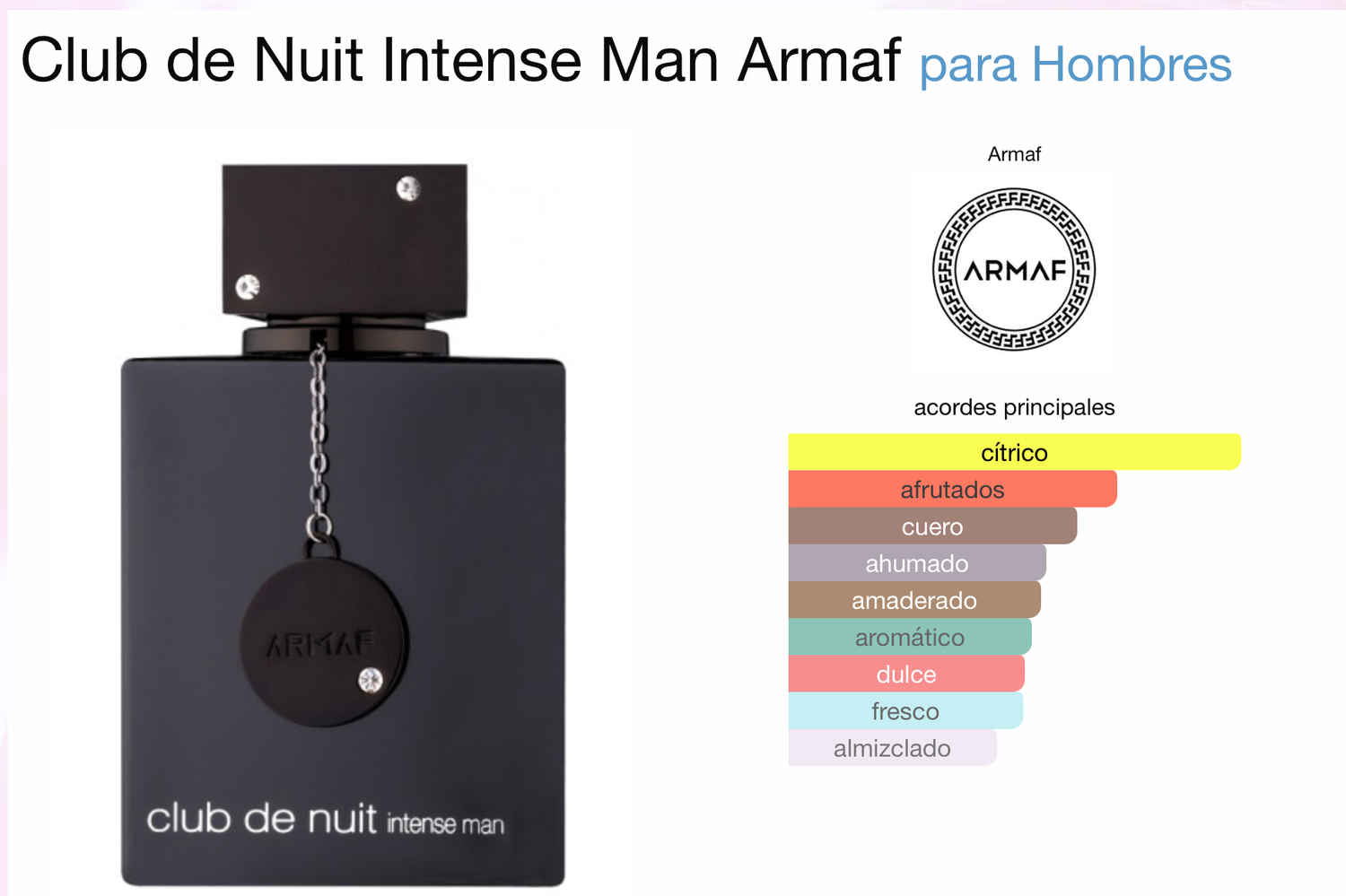 CLUB DE NUIT INTENSE EDP 200 ml CLUB DE NUIT INTENSE EDP 200 ml