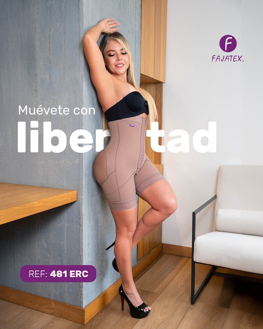 Faja 481 ERC | DISEÑO STRAPLESS | COMPRESION ALTA | FAJATEX