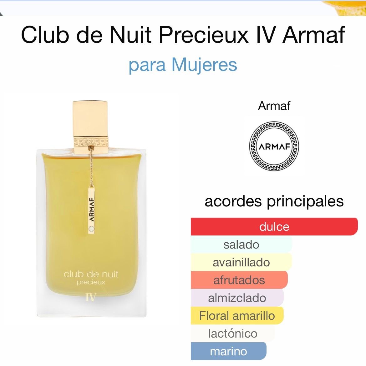 Club de Nuit Preciueux IV – Armaf