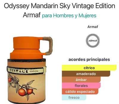 Odyssey Mandarin Sky Vintage Edition – Armaf