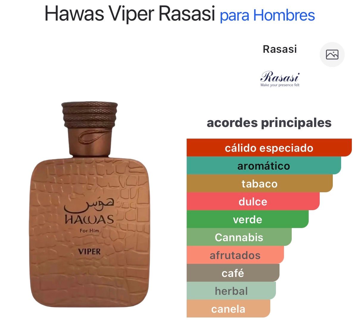 Hawas Viper – Rasasi