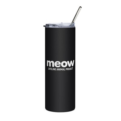 Meow Stainless Steel Tumbler