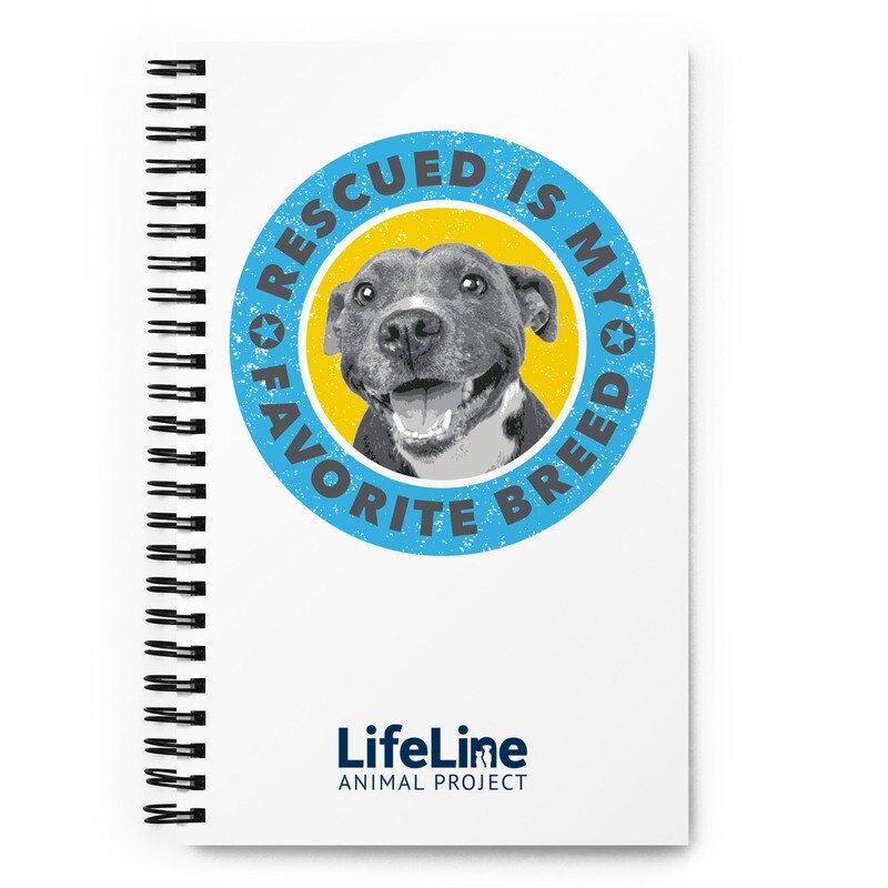 Rescued Is My Favorite Breed Notebook Rescued Is My Favorite Breed Notebook