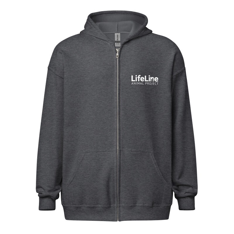 LifeLine Unisex Full Zip Hoodie LifeLine Unisex Full Zip Hoodie