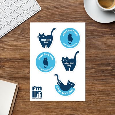 Adopt Don't Shop Sticker Sheet