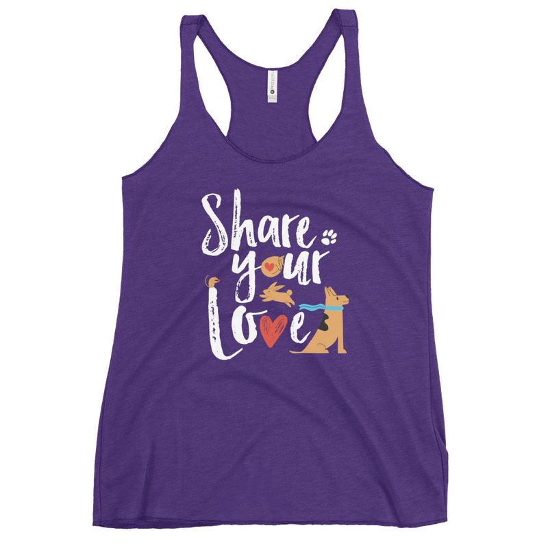 Share Your Love Women's Racerback Tank