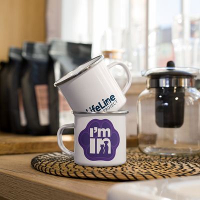 I'm In Enamel Mug