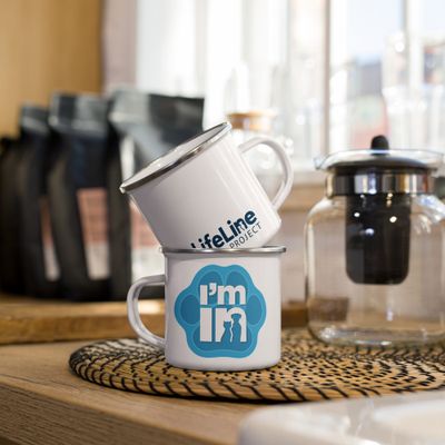 I'm In Enamel Mug