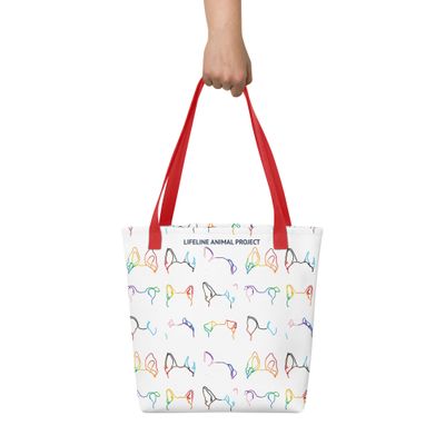 Ear-Resistibly Proud Tote - All Over Stripes