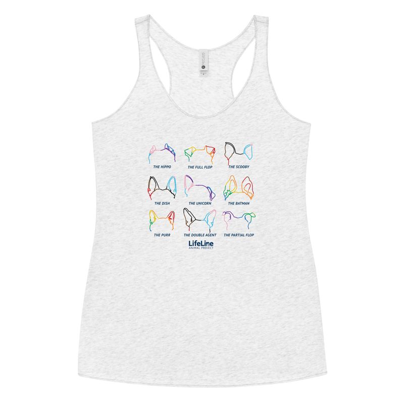 Ear-Resistibly Proud Women's Racerback Tank - Stripes