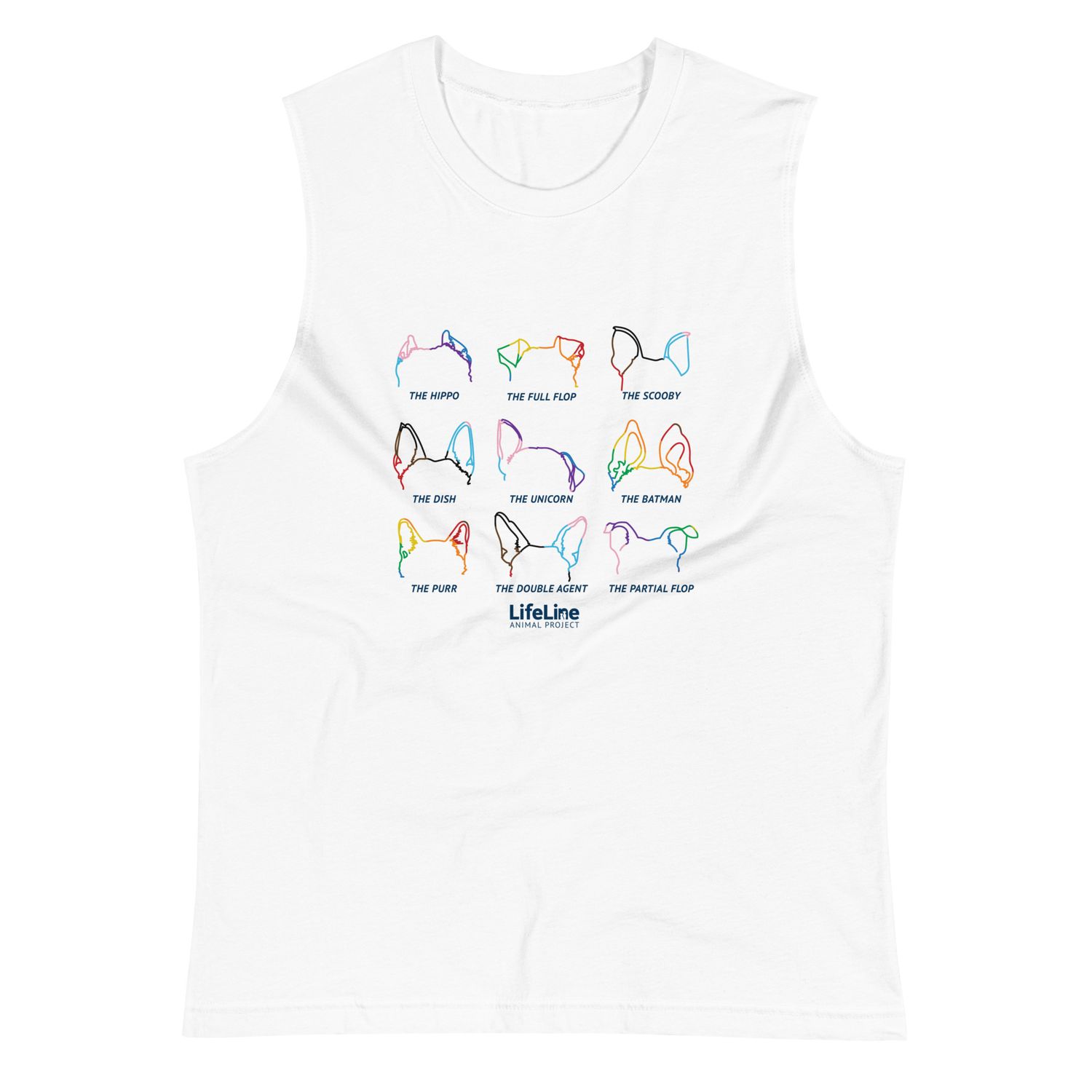 Ear-Resistibly Proud Muscle Shirt - Stripes