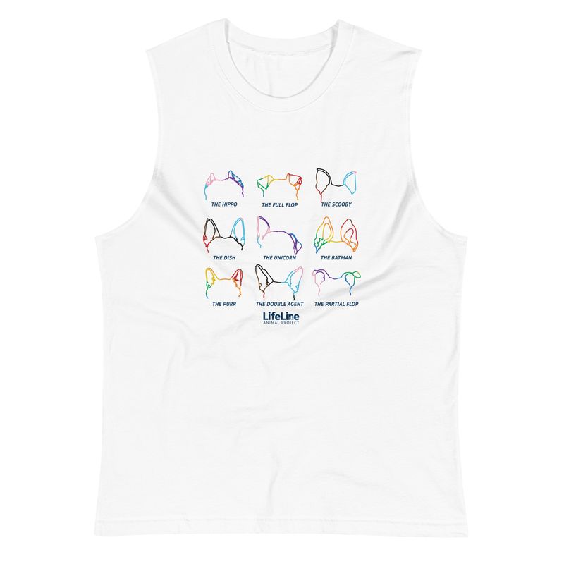 Ear-Resistibly Proud Muscle Shirt - Stripes