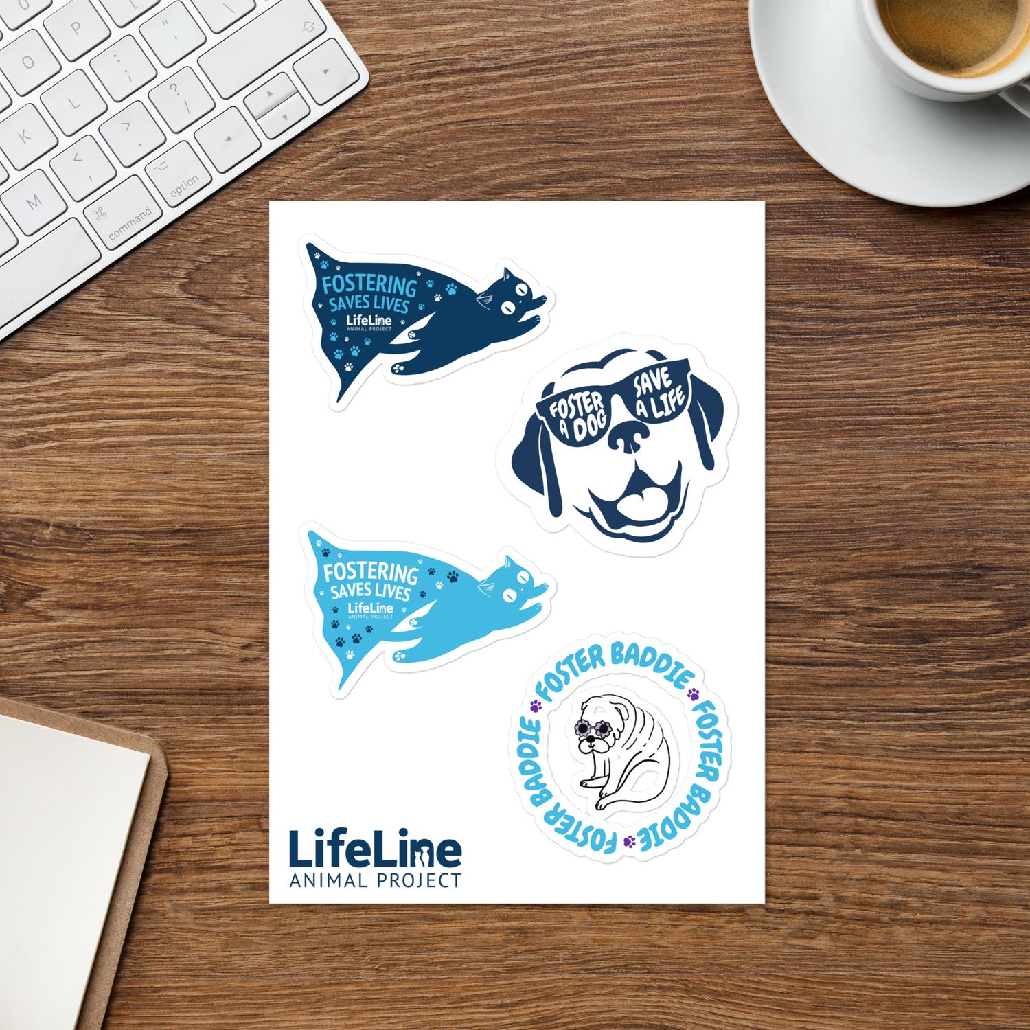 Foster Hero 4 Count Sticker Sheet