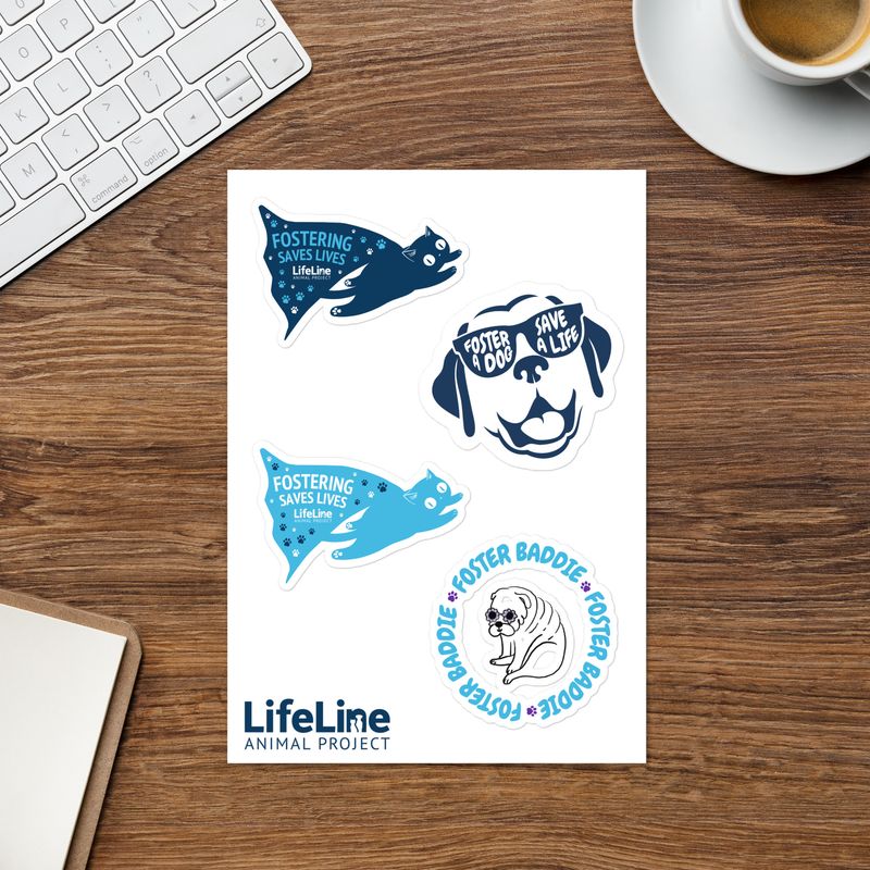 Foster Hero 4 Count Sticker Sheet