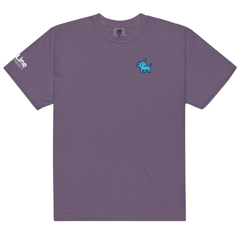 Dog Heart Tee - Unisex Comfort Colors Heavyweight T-shirt