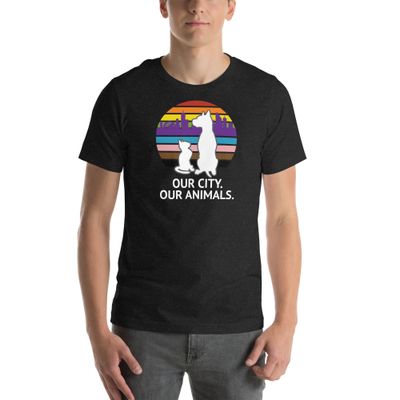 Our City. Our Animals. Pride Unisex t-shirt