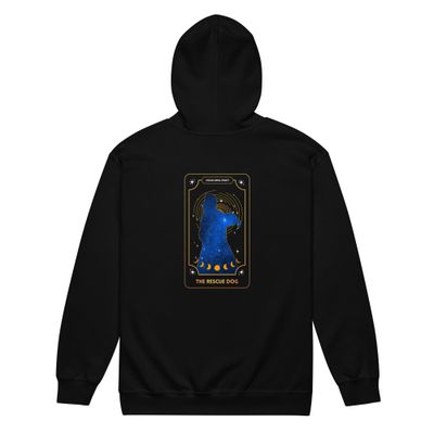 The Rescue Dog Unisex full zip hoodie