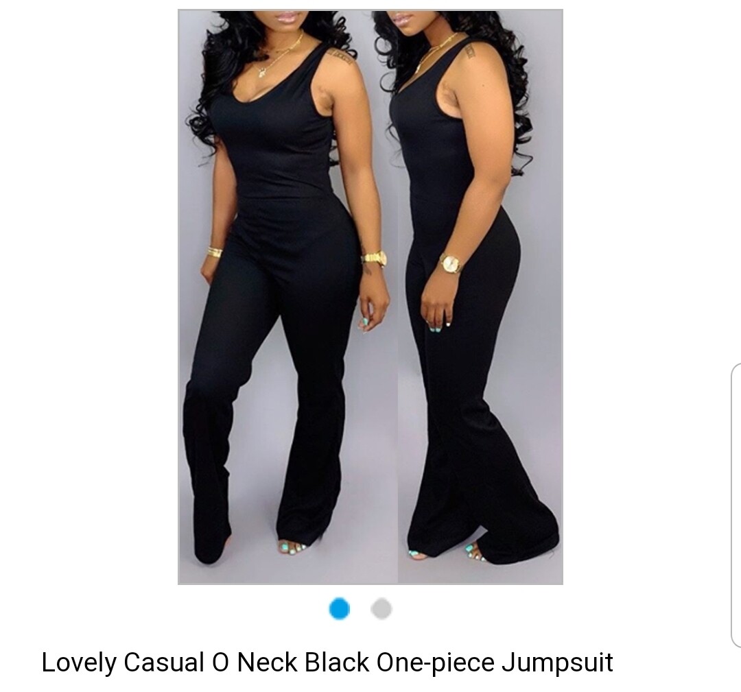 One piece Black Jumpsuit