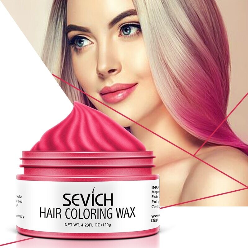 Pink Hair Color Wax