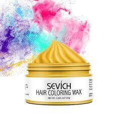 Yellow Hair Color Wax