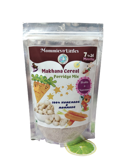 Makhana & Moong Dal Baby cereal mix with Carrots - 100% Organic