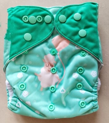 MUMS LITTLE JOY - Newborn to 5 years - Day & Night washable cloth diaper - Free size