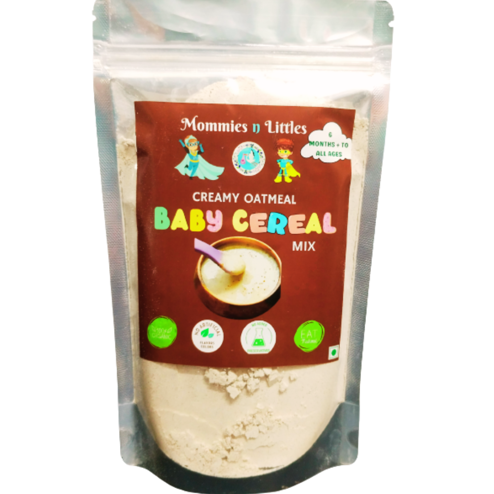 CREAMY OATMEAL BABY CEREAL MIX (6months+) - Organic