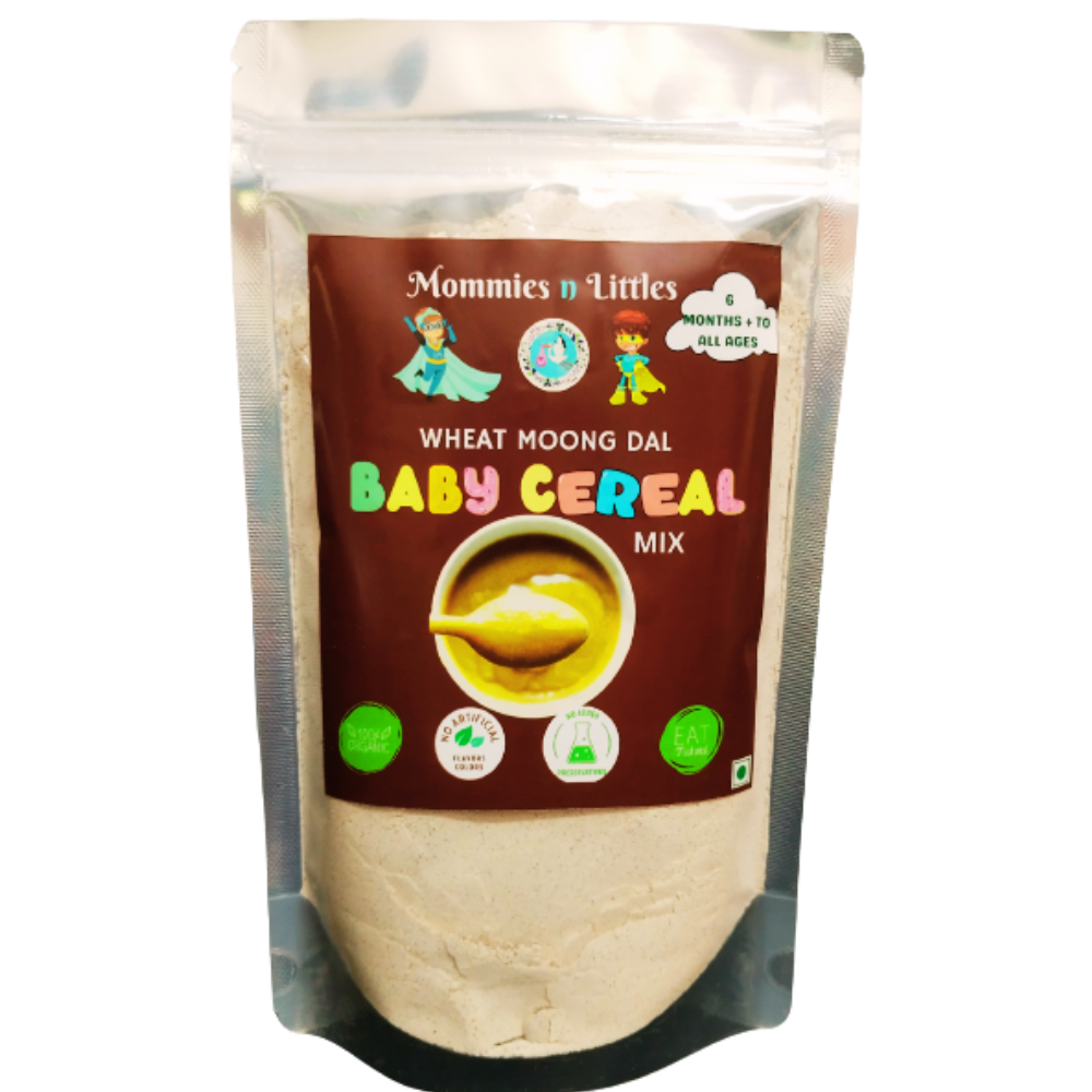 Wheat & Moong dal cereal mix (6months+) - Organic