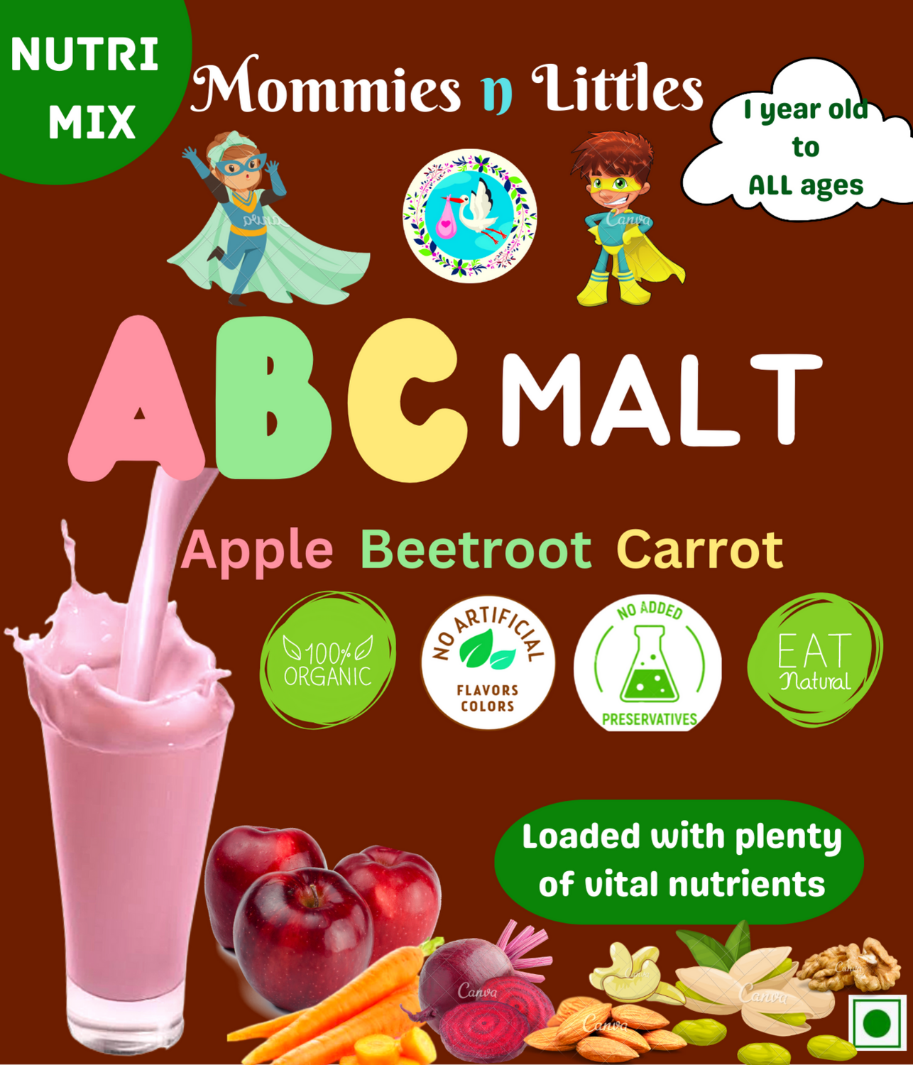 ABC MALT NUTRI MIX FOR BABIES | TODDLERS | SCHOOL KIDS | PREGNANT WOMEN | ADULTS