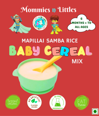 Mapillai Samba Rice Baby cereal mix ( 6months+ ) - Organic
