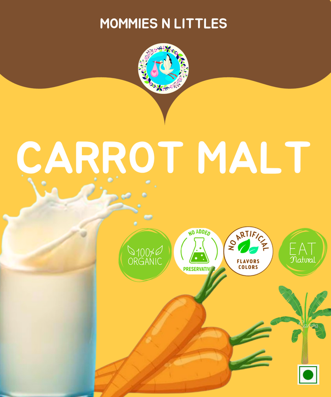 Carrot Malt Milk Mix ( 6 months + upto All ages )