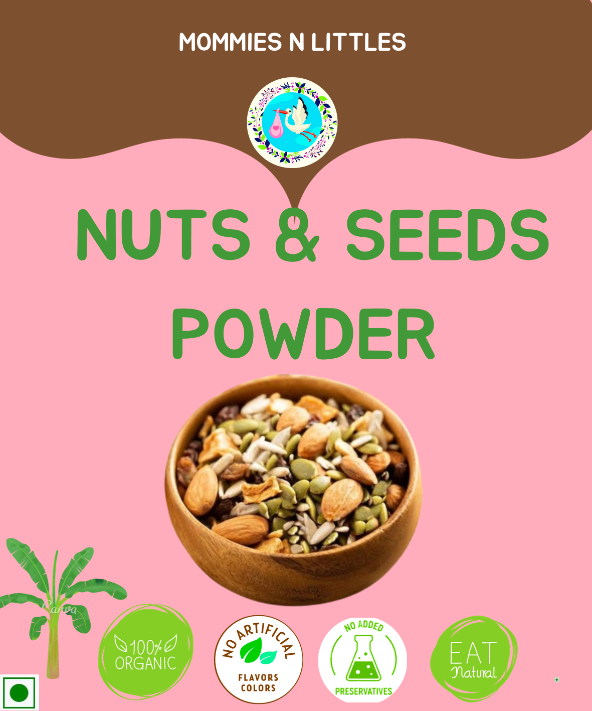 Nuts &amp; Seeds Protein Mix for Weight Gain - 8 months + upto All ages