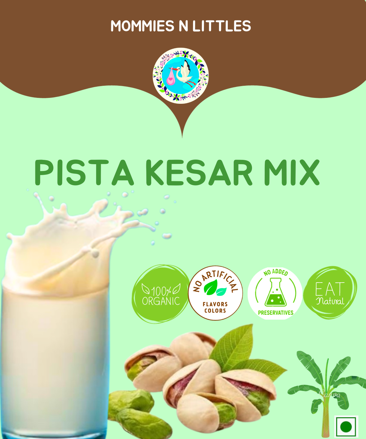 Pista Kesar Milk Mix ( 8 months + upto All ages )