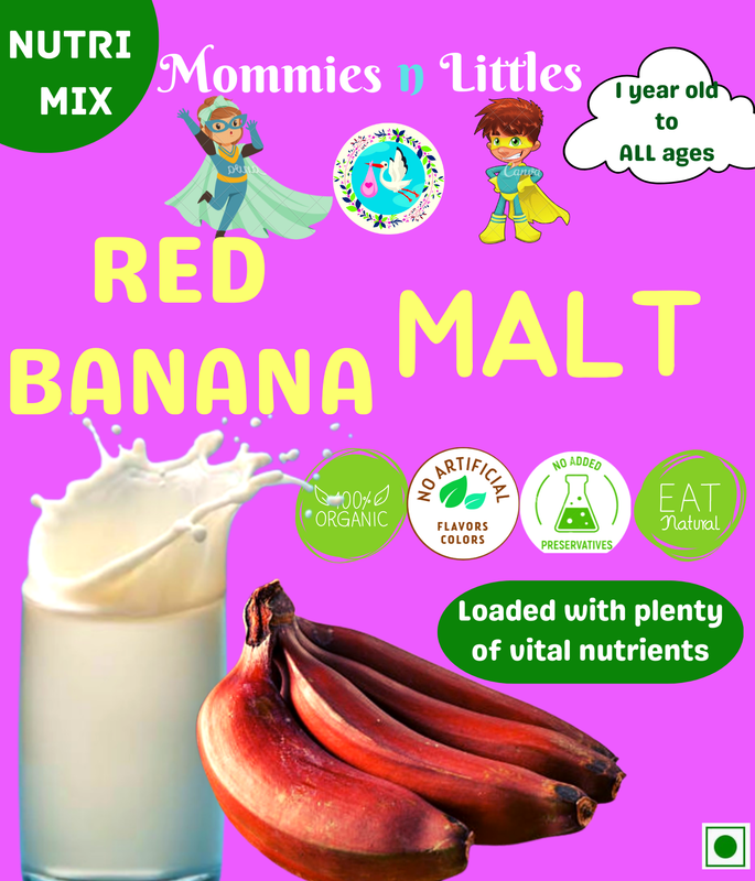 RED BANANA MALT NUTRI MIX ( 6 months + upto All ages )