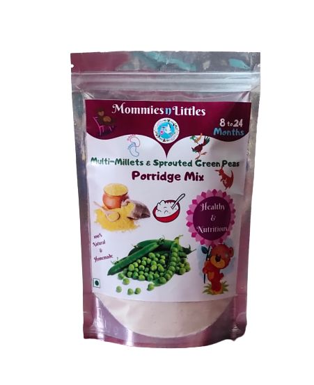 Multi millets &amp; sprouted green peas (8 months+) - Organic