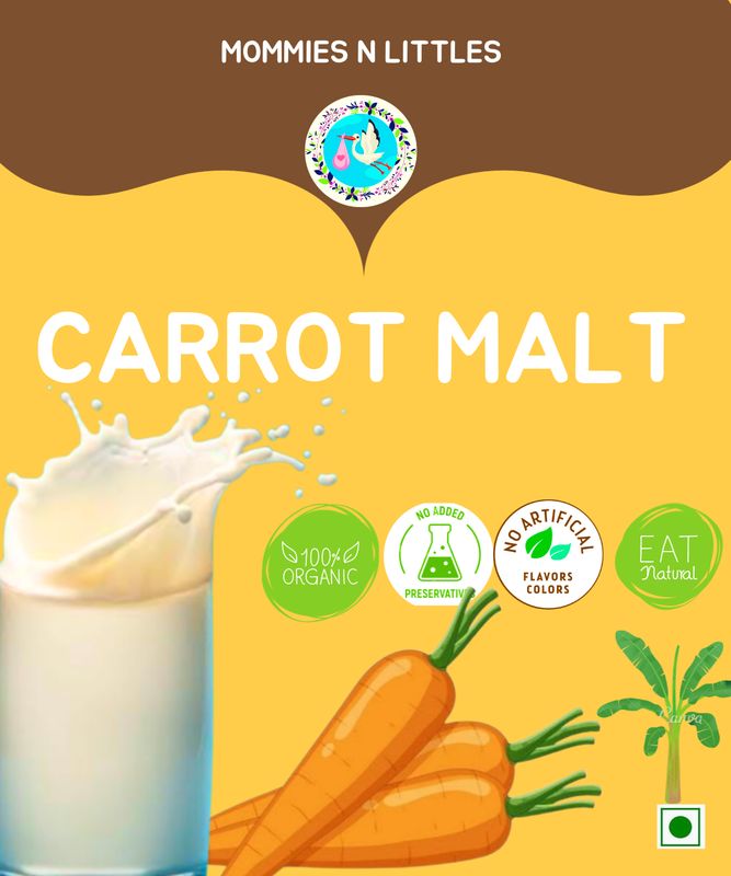 Carrot Malt Milk Mix ( 6 months + upto All ages )
