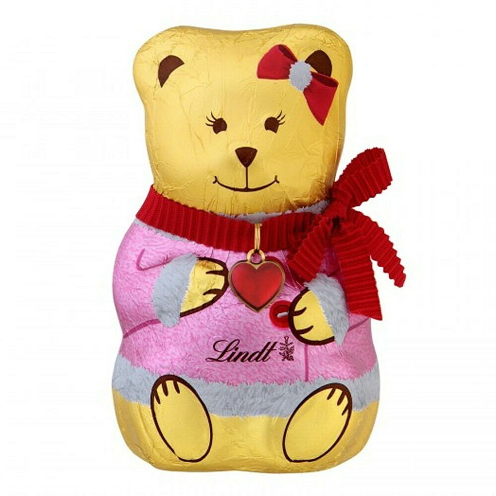 pink lindt bear