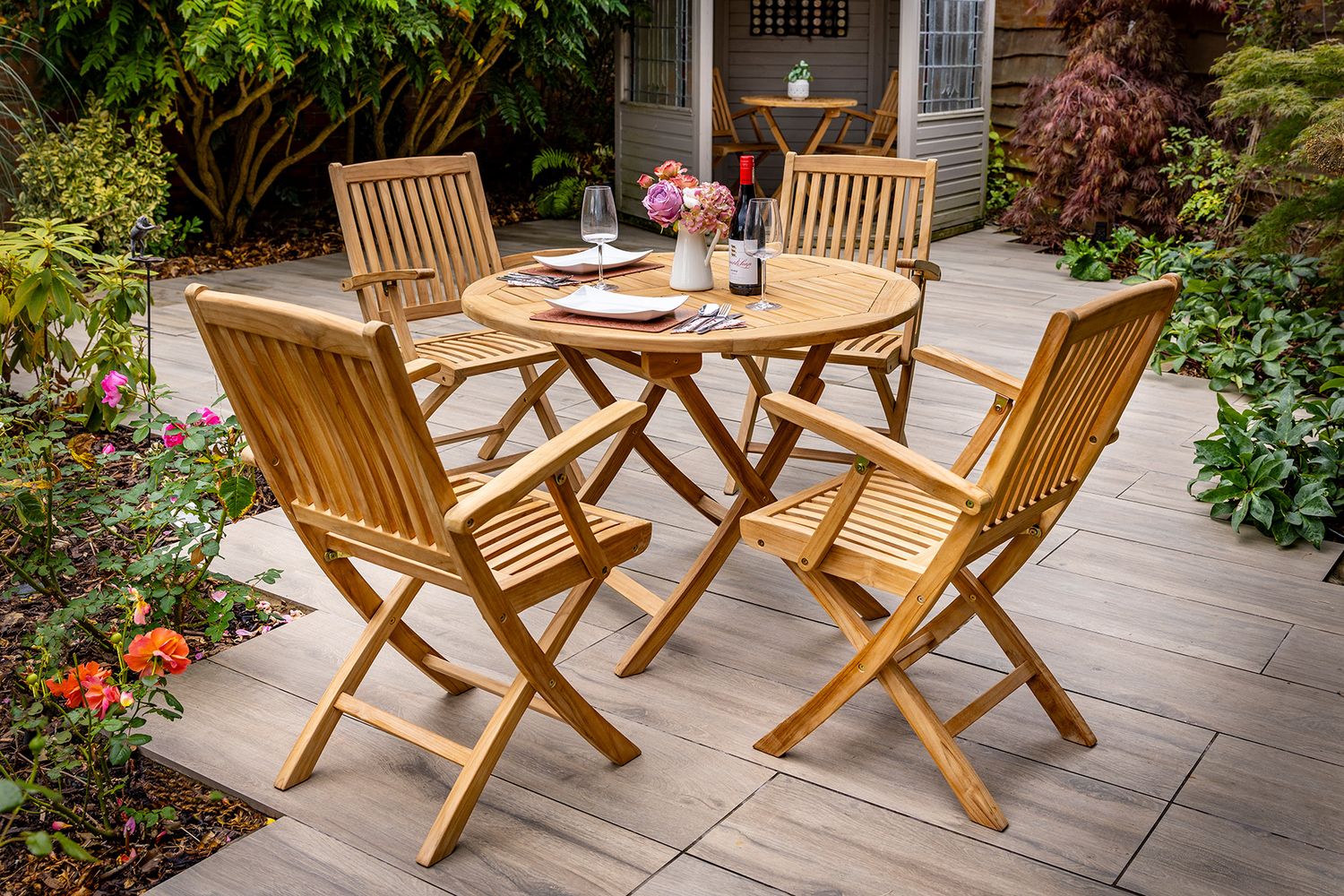 HARTMAN MALTON  4 SEATER DINING SET