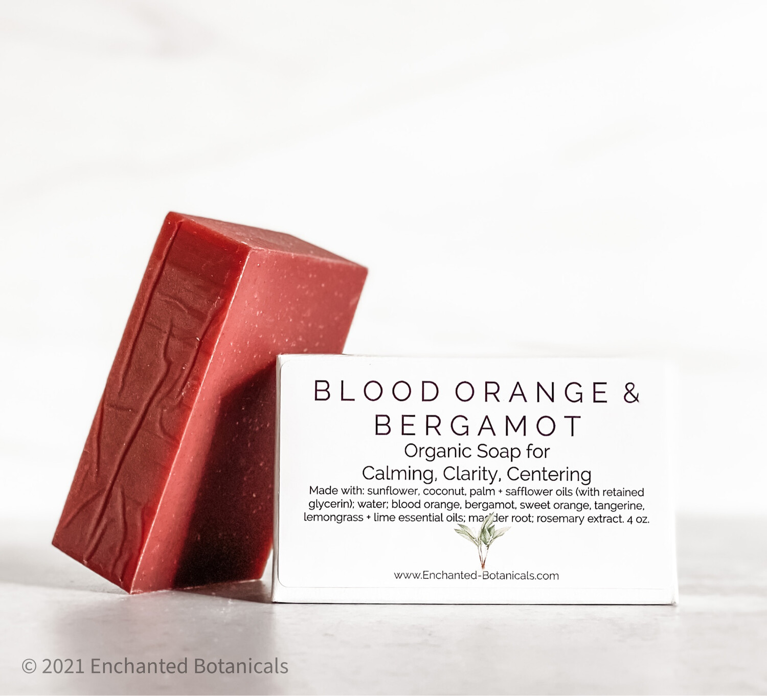 SOAP (organic), Blood Orange + Bergamot