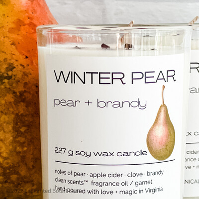 WINTER PEAR Scented Candle