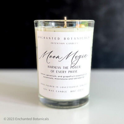 MOON MAGIC Intentions Candle