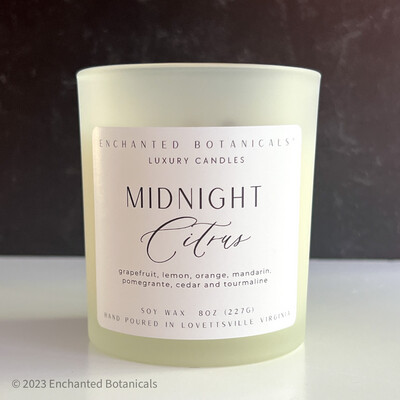 MIDNIGHT CITRUS Scented Candle