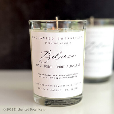 BALANCE Intentions Candle