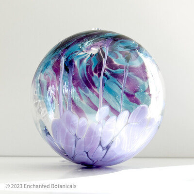 WITCH BALL 6” Purple and Blue Spirit Tree
