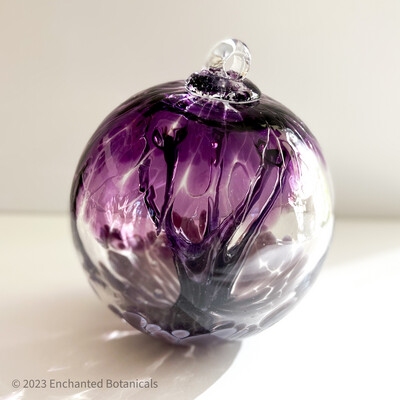 WITCH BALL 6” Violet Spirit Tree